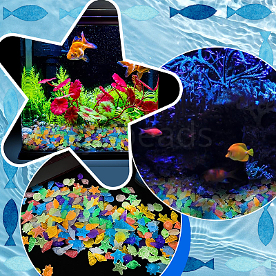 120g Luminous Acrylic Beads OACR-SP0001-79A-1