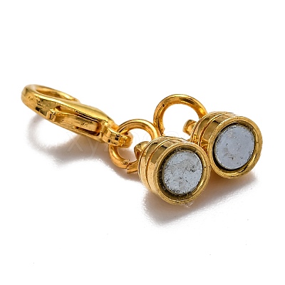 Brass Magnetic Clasps Converter KK-O134-06G-1