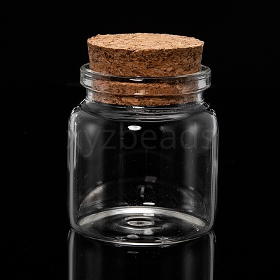 Glass Jar Glass Bottles Bead Containers AJEW-S074-03A-1