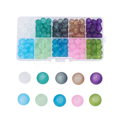 Transparent Glass Beads FGLA-X0001-03-10mm-1