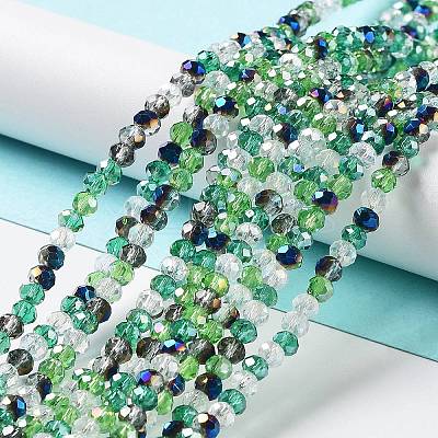 Glass Beads Strands EGLA-A034-M4mm-24-1