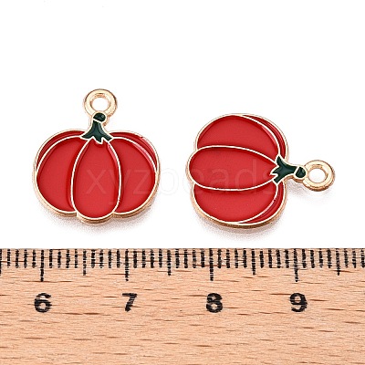 Thanksgiving Day Theme Alloy Enamel Pendants ENAM-T020-35M-1