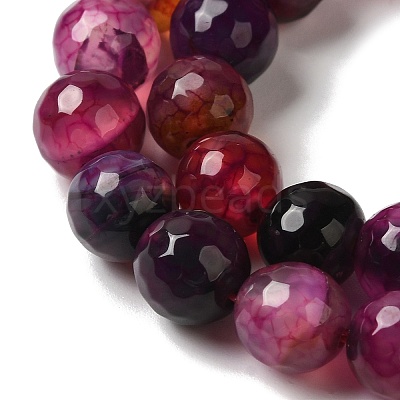 Dyed & Heated Natural Dragon Veins Agate Beads Strands G-P539-A01-09-1