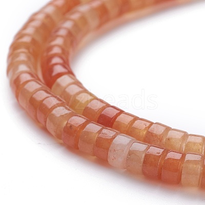 Natural Red Aventurine Beads Strands G-H230-15-1