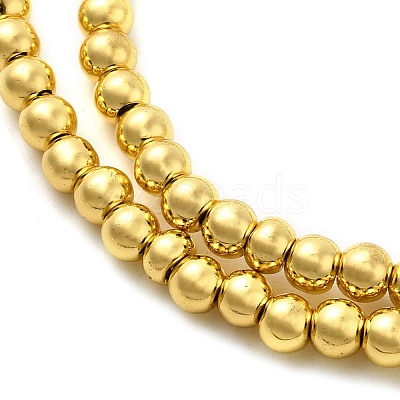 Electroplate Glass Beads Strands EGLA-F166-01A-G-1