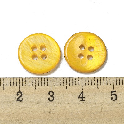 Freshwater Shell Buttons SHEL-C005-02G-1