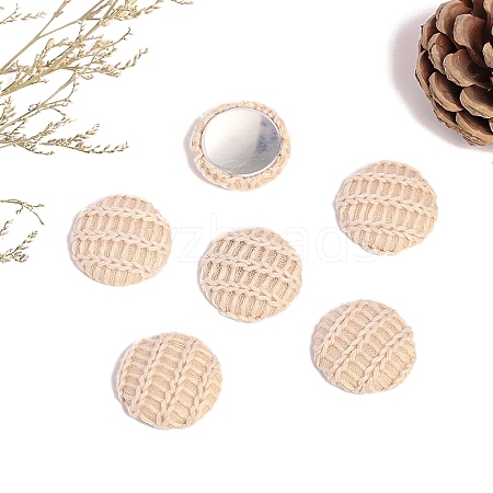 Woolen Fabric Cabochons PW-WGEBB1D-02-1