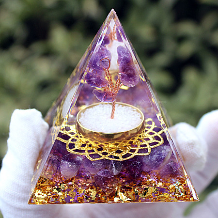 Orgonite Pyramid Resin Energy Generators PW-WG427A5-04-1