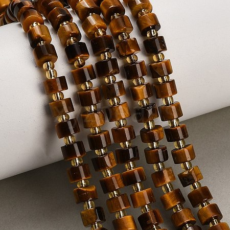 Natural Tiger Eye Beads Strands GG-CBA5B6F-E01-01-1