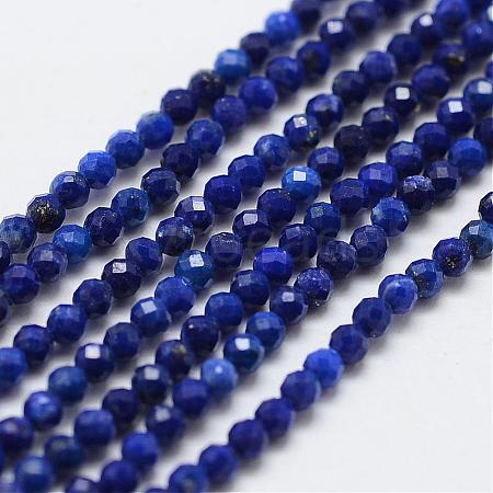 Natural Lapis Lazuli Bead Strands G-G663-48-4mm-1