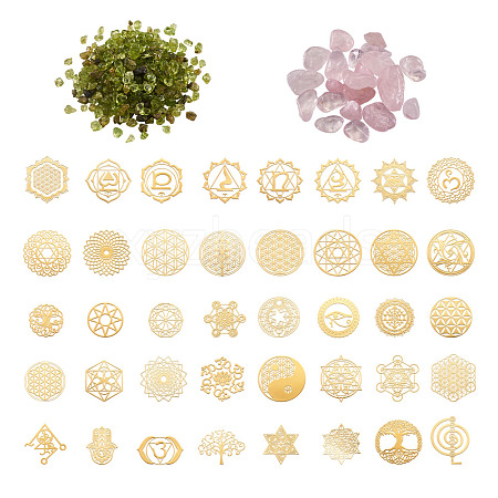 Self Adhesive Brass Stickers DIY-TA0008-39-1