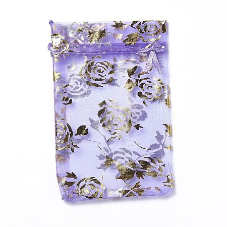 Organza Drawstring Jewelry Pouches OP-I001-C02-1