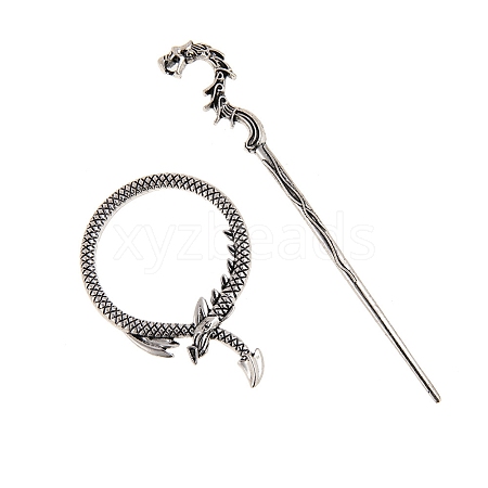 Tibetan Style Alloy Hair Sticks PW-WGCE4EE-02-1