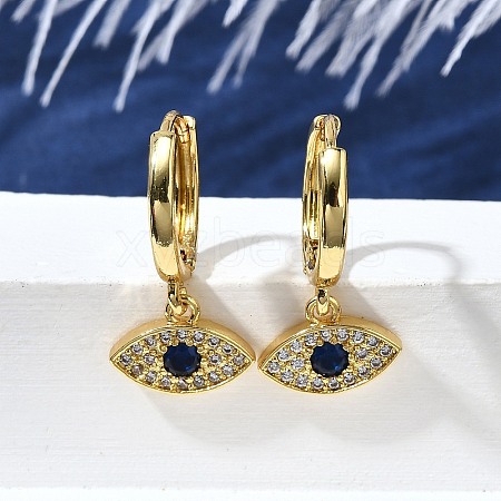 Brass Hoop Earrings EJEW-Z086-12G-1