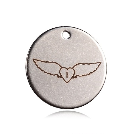 Non-Tarnish Spray Painted 201 Stainless Steel Charms LS-STAS-F092-10P-1