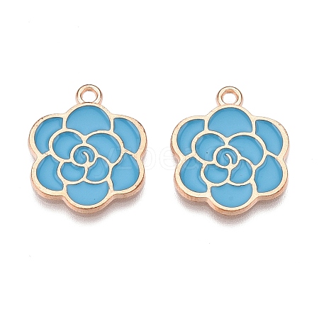 Alloy Enamel Pendants ENAM-T020-36C-1