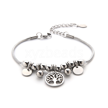 Alloy Beaded Bracelets PW-WG3770E-01-1