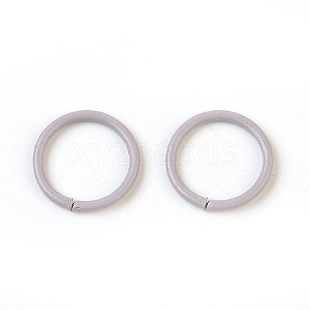 Spray Painted Iron Open Jump Rings LS-IFIN-F149-B09-1