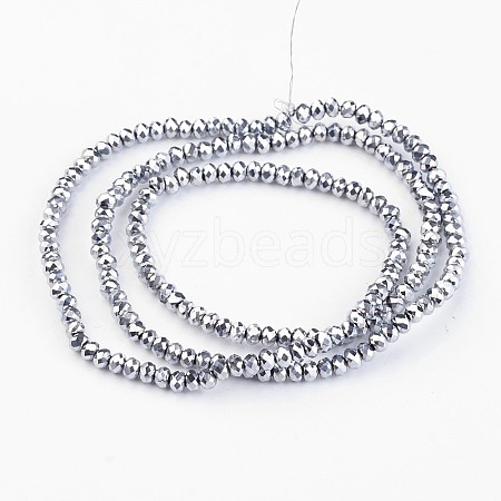Electroplate Glass Bead Strands LS-EGLA-G014-2mm-FP03-1