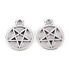 Tibetan Style Alloy Pendants TIBE-S323-103AS-RS-2