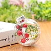 Transparent Plastic Fillable Ball Pendants Decorations XMAS-PW0002-02A-08-1