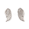 304 Stainless Steel Wing Clip-on Earrings EJEW-B116-04P-4