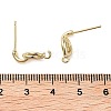 Brass Studs Earringss Finding KK-K364-10G-3