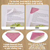 Glitter Imitation Leather Book Corner Protectors AJEW-TAC0038-03C-4