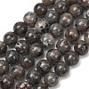 Natural Fluorescent Syenite Rock(Glow under UV Light) Beads Strands GG-NH0012-A01-8mm-2