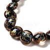 Handmade Dichroic Foil Glass Beads Strands DICH-U001-11G-3