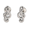 304 Stainless Steel Cartilage Earrings EJEW-B066-01E-P-1