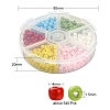 540Pcs 6 Colors 6/0 Glass Seed Beads SEED-YW0001-88-4