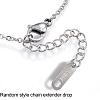 Tarnish Resistant 304 Stainless Steel Link & Charm Bracelets BJEW-H482-02P-5