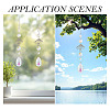 3Pcs 201 Stainless Steel Mushroom Hanging Ornaments HJEW-TA00369-6