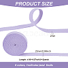 BENECREAT 6 Colors Flat Polycotton Ribbon OCOR-BC0006-21B-2