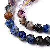 Natural & Synthetic Mixed Gemstone Beads Strands G-D080-A01-02-27-3