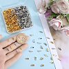 600Pcs 2 Colors Brass Snap on Bails KK-SP0002-24-3