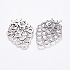 Owl Alloy Pendant Rhinestone Settings EA11877Y-NF-2