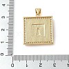 Brass Micro Pave Cubic Zirconia Pendants KK-I712-52G-04-3