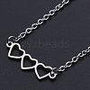 Non-Tarnish 201 Stainless Steel Pendant Necklaces NJEW-S105-JN520-1-1