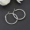 Tarnish Resistant 304 Stainless Steel Hoop Earrings X-EJEW-F105-10P-3