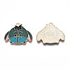 Alloy Enamel Pendants X-PALLOY-S132-345-3