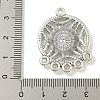 Tibetan Style Cabochon Connector Settings FIND-U015-31AS-3