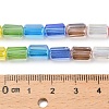 Electroplated Glass Beads Strands EGLA-P067-01A-01-4
