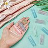 CHGCRAFT 36Pcs 3 Colors Transparent ABS Plastic Bed Sheet Grippers KY-CA0001-36-3