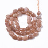 Natural Sunstone Beads Strands G-R465-39-2