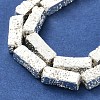 Electroplated Synthetic Non-Magnetic Hematite Beads Strands G-U003-15C-3
