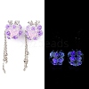 Handmade Luminous Polymer Clay Rhinestone Beads CLAY-H003-09P-01-1