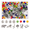 176Pcs Beads & Charms Kit for DIY Jewelry Making DIY-FH0003-37-1
