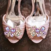 2Pcs Butterfly Alloy Glass Rhinestone Shoe Decoration FIND-AR0005-01A-5